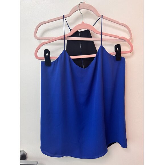 ✨ Express | Blue Black Reversible Top | Size S ✨ - Picture 1 of 9